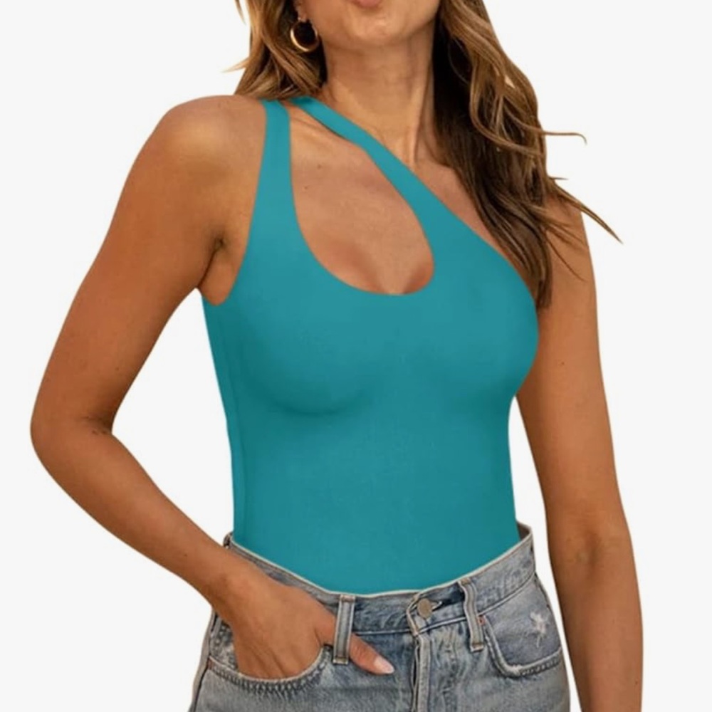 One shoulder bodysuit